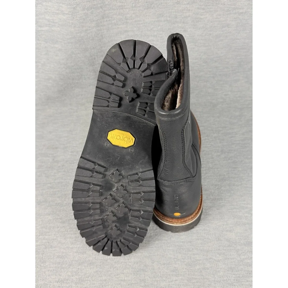 Samuel Hubbard Snow Lodge Aspen Gore-Tex Boots Mens 8 M Black Leather Waterproof